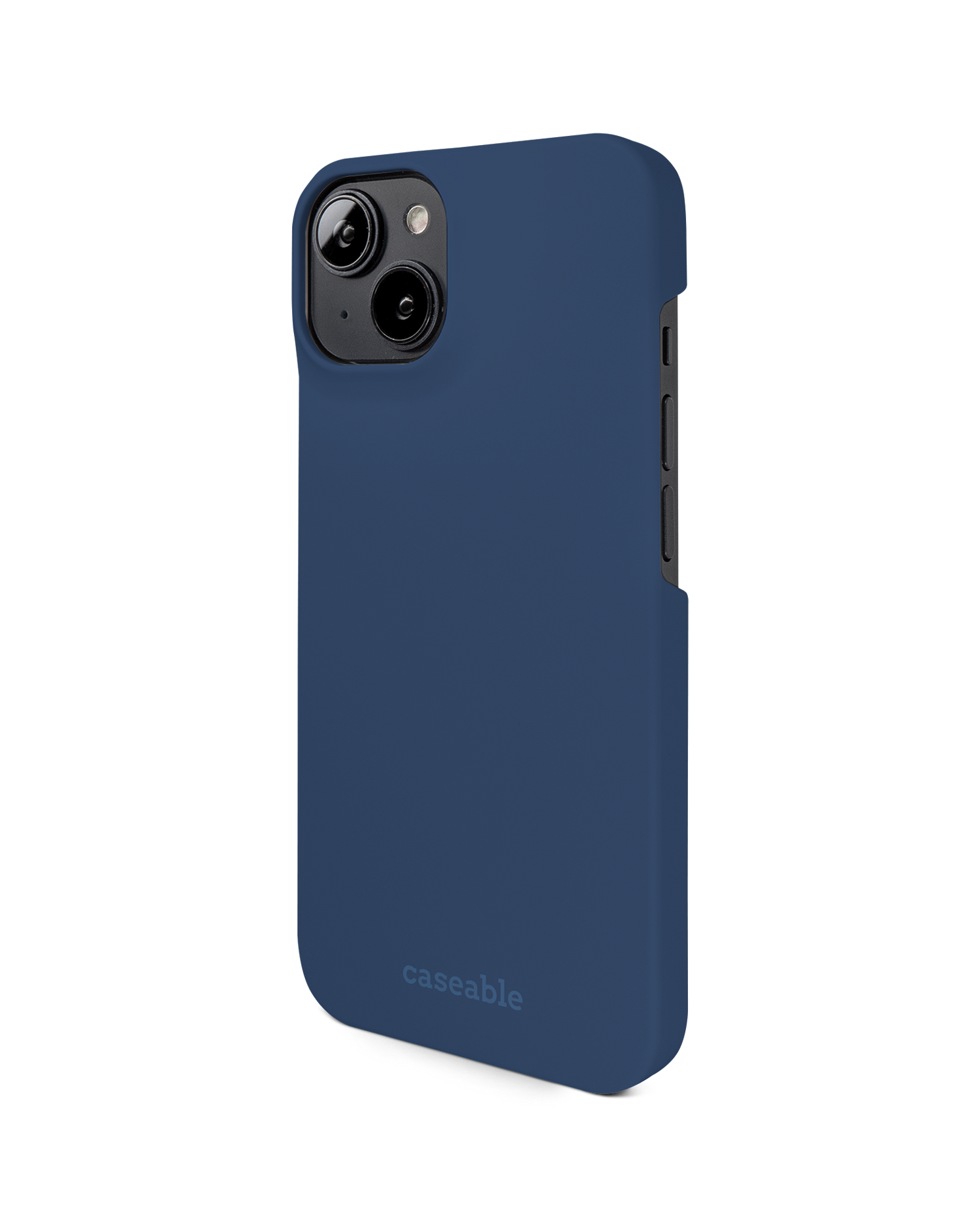 NAVY Hard Shell Phone Case for Apple iPhone 14: View from the right side