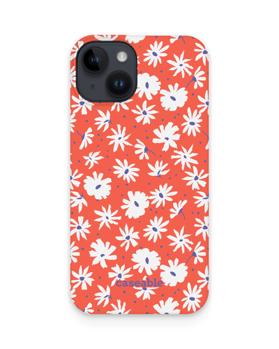 Retro Daisy Hard Shell Phone Case for Apple iPhone 14