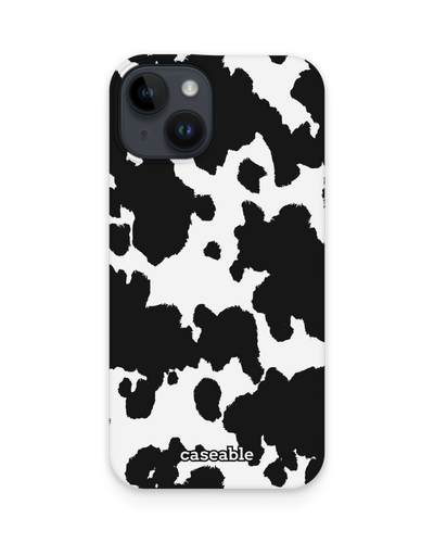 Cow Print Hard Shell Phone Case for Apple iPhone 14