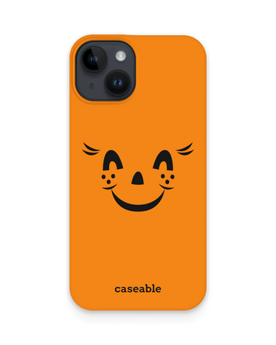 Pumpkin Smiles Hard Shell Phone Case for Apple iPhone 14