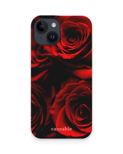 Red Roses Hard Shell Phone Case for Apple iPhone 15