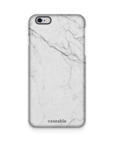 White Marble Hard Shell Phone Case Apple iPhone 6 Plus, Apple iPhone 6s Plus