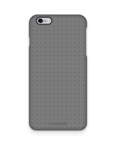 Dot Grid Grey Hard Shell Phone Case Apple iPhone 6 Plus, Apple iPhone 6s Plus