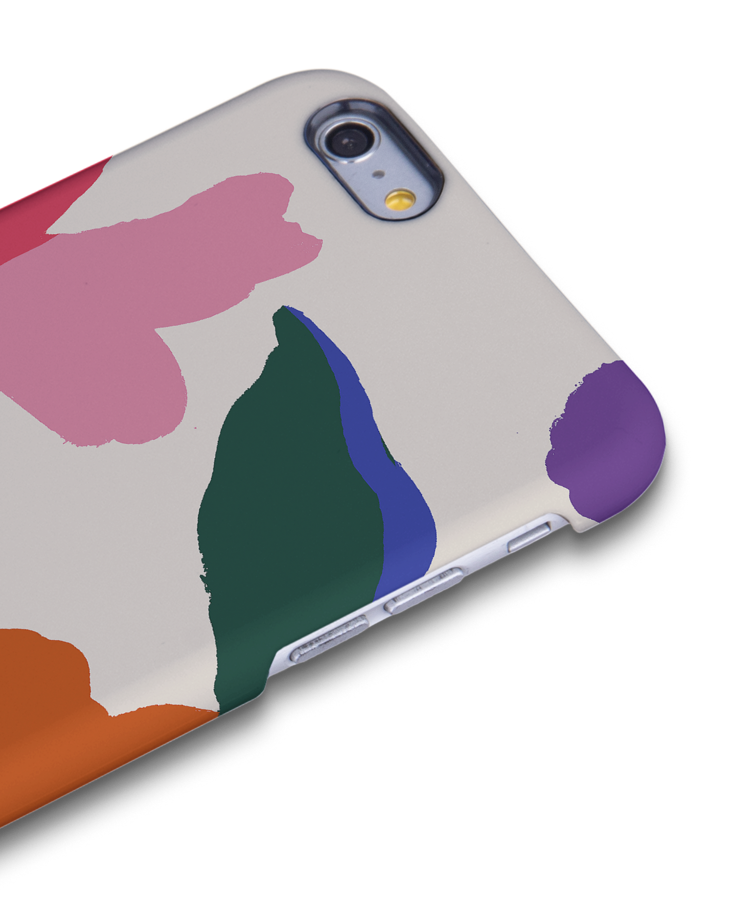 Handpainted Blooms Hard Shell Phone Case Apple iPhone 6 Plus, Apple iPhone 6s Plus: Detail Shot