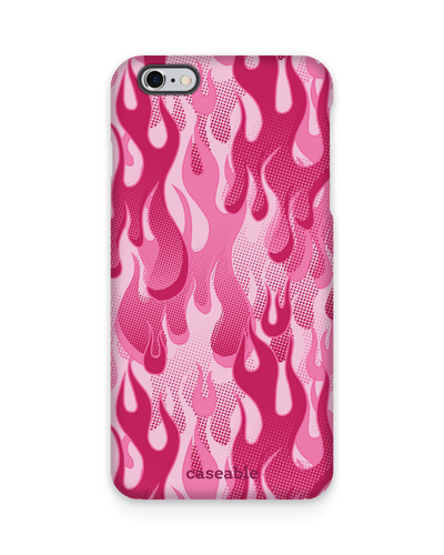 Pink Flames Hard Shell Phone Case Apple iPhone 6 Plus, Apple iPhone 6s Plus