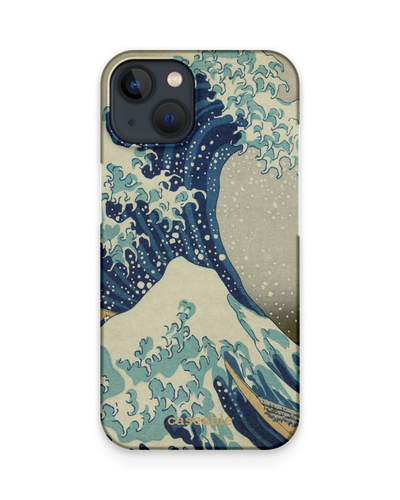 Great Wave Off Kanagawa By Hokusai Hard Shell Phone Case Apple iPhone 13