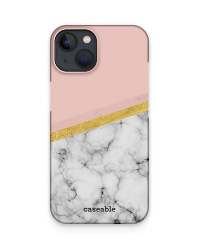 Marble Slice Hard Shell Phone Case Apple iPhone 13