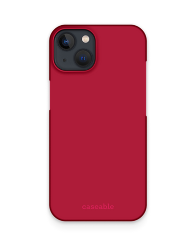 RED Hard Shell Phone Case Apple iPhone 13