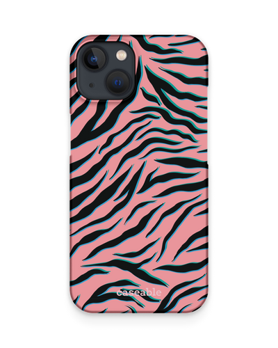 Pink Zebra Hard Shell Phone Case Apple iPhone 13