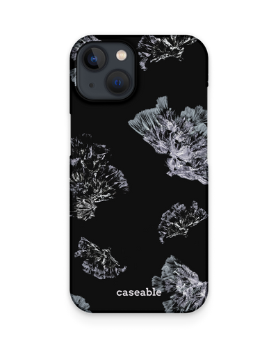 Silver Petals Hard Shell Phone Case Apple iPhone 13