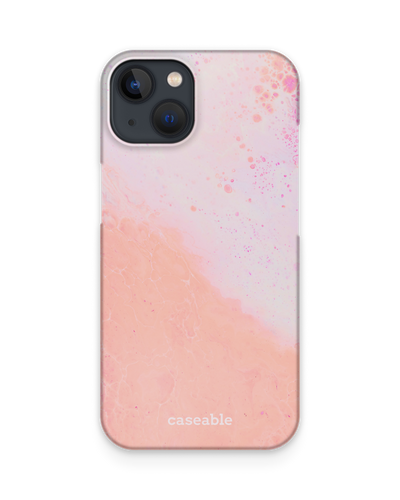 Peaches & Cream Marble Hard Shell Phone Case Apple iPhone 13