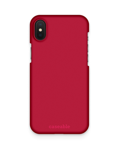 RED Hard Shell Phone Case Apple iPhone X, Apple iPhone XS