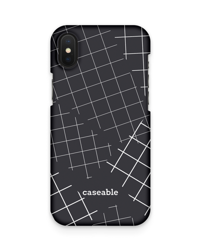 Grids Hard Shell Phone Case Apple iPhone X, Apple iPhone XS