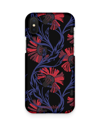 Midnight Floral Hard Shell Phone Case Apple iPhone X, Apple iPhone XS