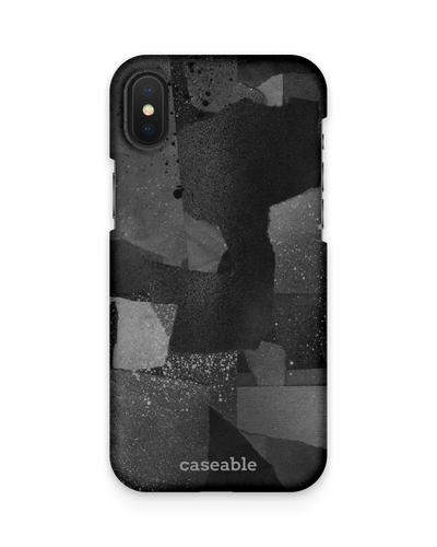 Torn Paper Collage Hard Shell Phone Case Apple iPhone X, Apple iPhone XS