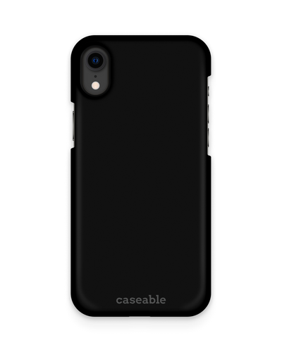 BLACK Hard Shell Phone Case Apple iPhone XR