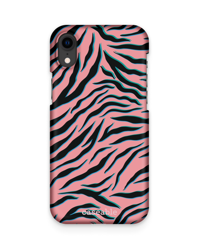 Pink Zebra Hard Shell Phone Case Apple iPhone XR