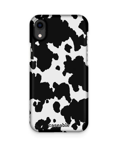 Cow Print Hard Shell Phone Case Apple iPhone XR