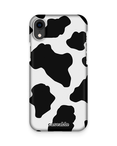 Cow Print 2 Hard Shell Phone Case Apple iPhone XR