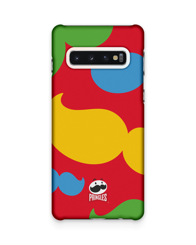 Pringles Moustache Hard Shell Phone Case Samsung Galaxy S10