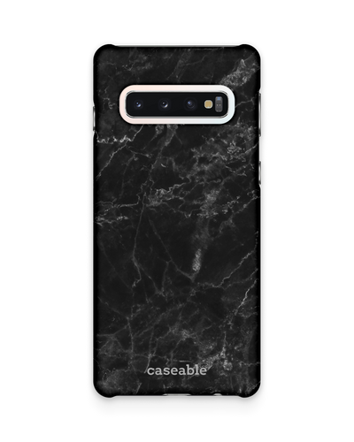 Midnight Marble Hard Shell Phone Case Samsung Galaxy S10
