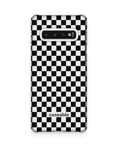 Squares Hard Shell Phone Case Samsung Galaxy S10