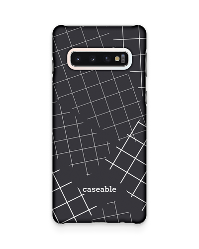 Grids Hard Shell Phone Case Samsung Galaxy S10