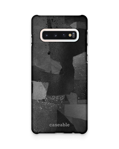 Torn Paper Collage Hard Shell Phone Case Samsung Galaxy S10