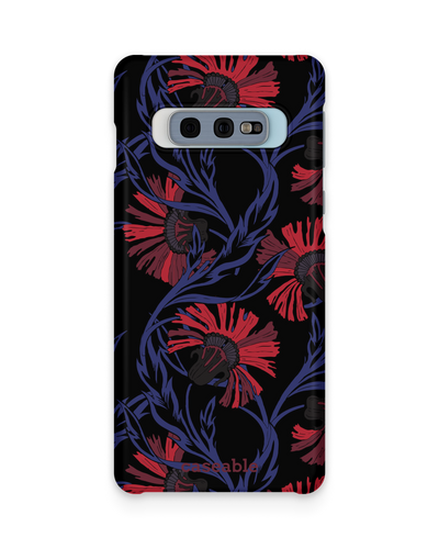 Midnight Floral Hard Shell Phone Case Samsung Galaxy S10e