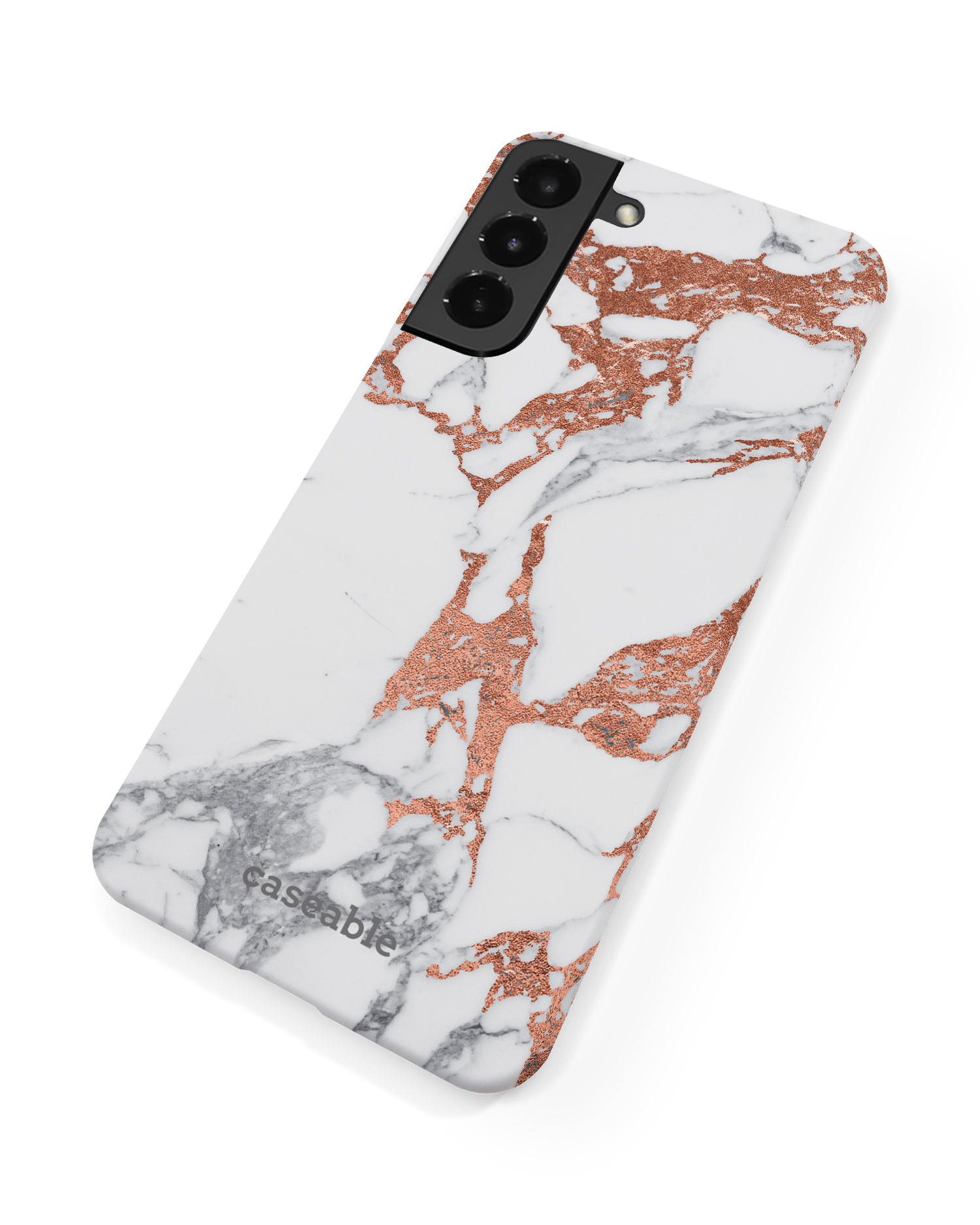 Marble Mix Hard Shell Phone Case Samsung Galaxy S22 5G: Back View