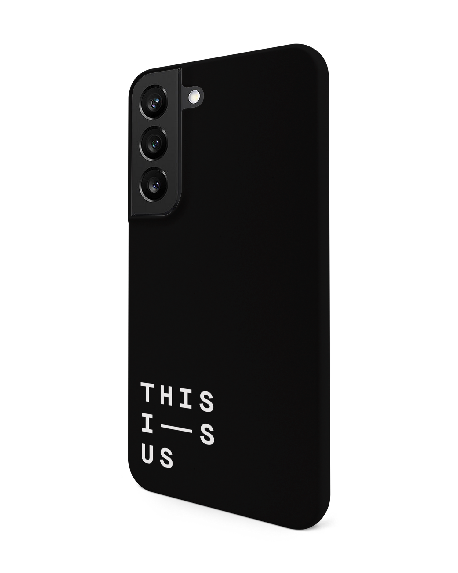 This Is Us Hard Shell Phone Case Samsung Galaxy S22 5G: View from the right side