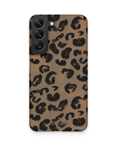 Leopard Repeat Hard Shell Phone Case Samsung Galaxy S22 5G