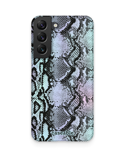 Groovy Snakeskin Hard Shell Phone Case Samsung Galaxy S22 5G