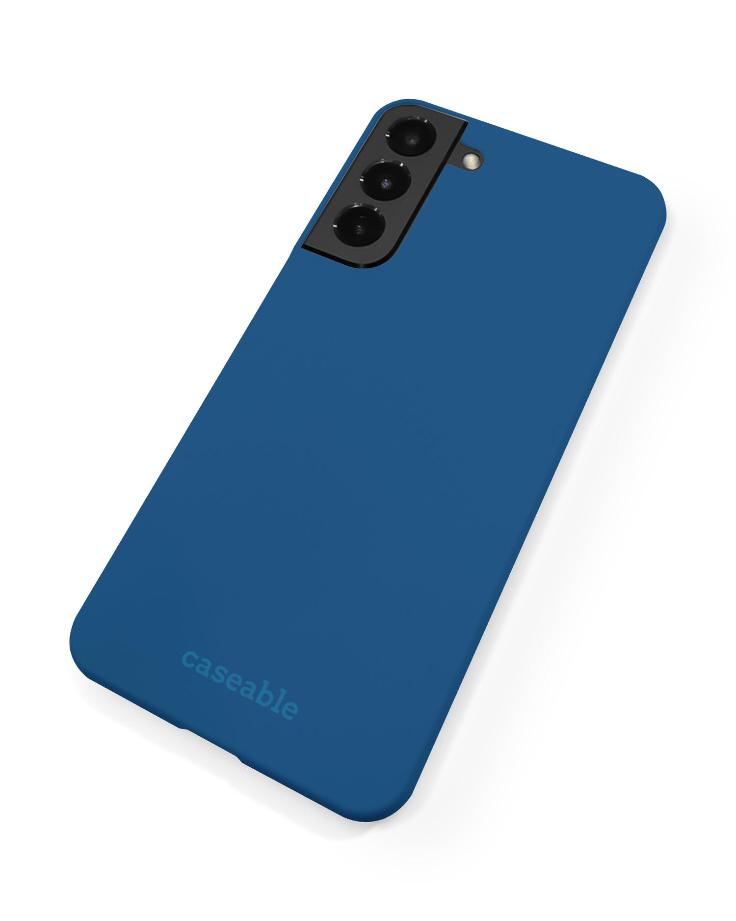 CLASSIC BLUE Hard Shell Phone Case Samsung Galaxy S22 5G: Back View