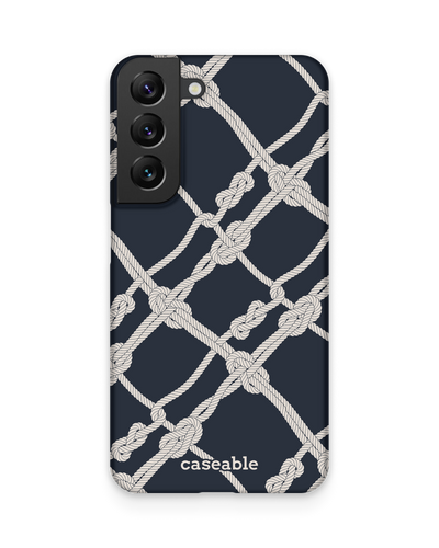 Nautical Knots Hard Shell Phone Case Samsung Galaxy S22 5G