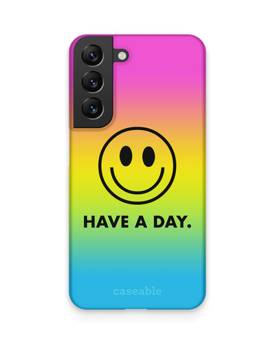 Have A Day Hard Shell Phone Case Samsung Galaxy S22 5G