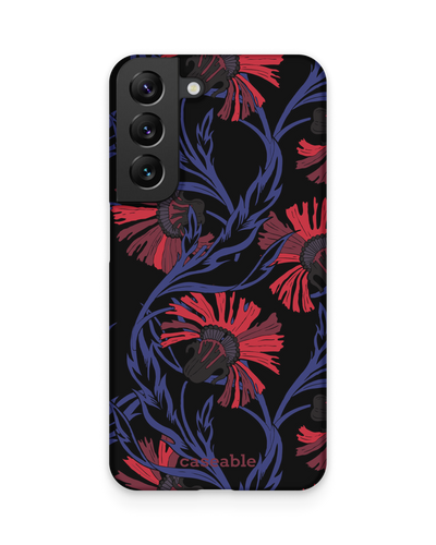 Midnight Floral Hard Shell Phone Case Samsung Galaxy S22 5G