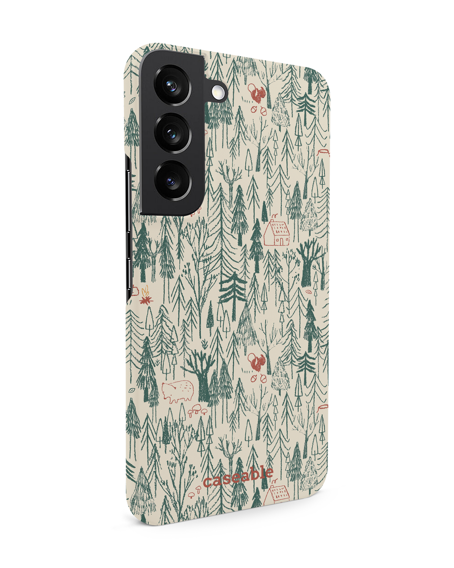 Wonder Forest Hard Shell Phone Case Samsung Galaxy S22 5G: View from the left side
