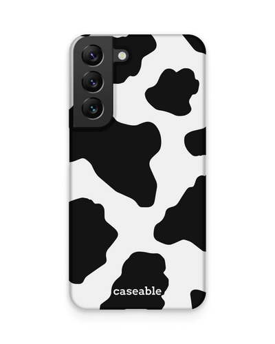 Cow Print 2 Hard Shell Phone Case Samsung Galaxy S22 5G