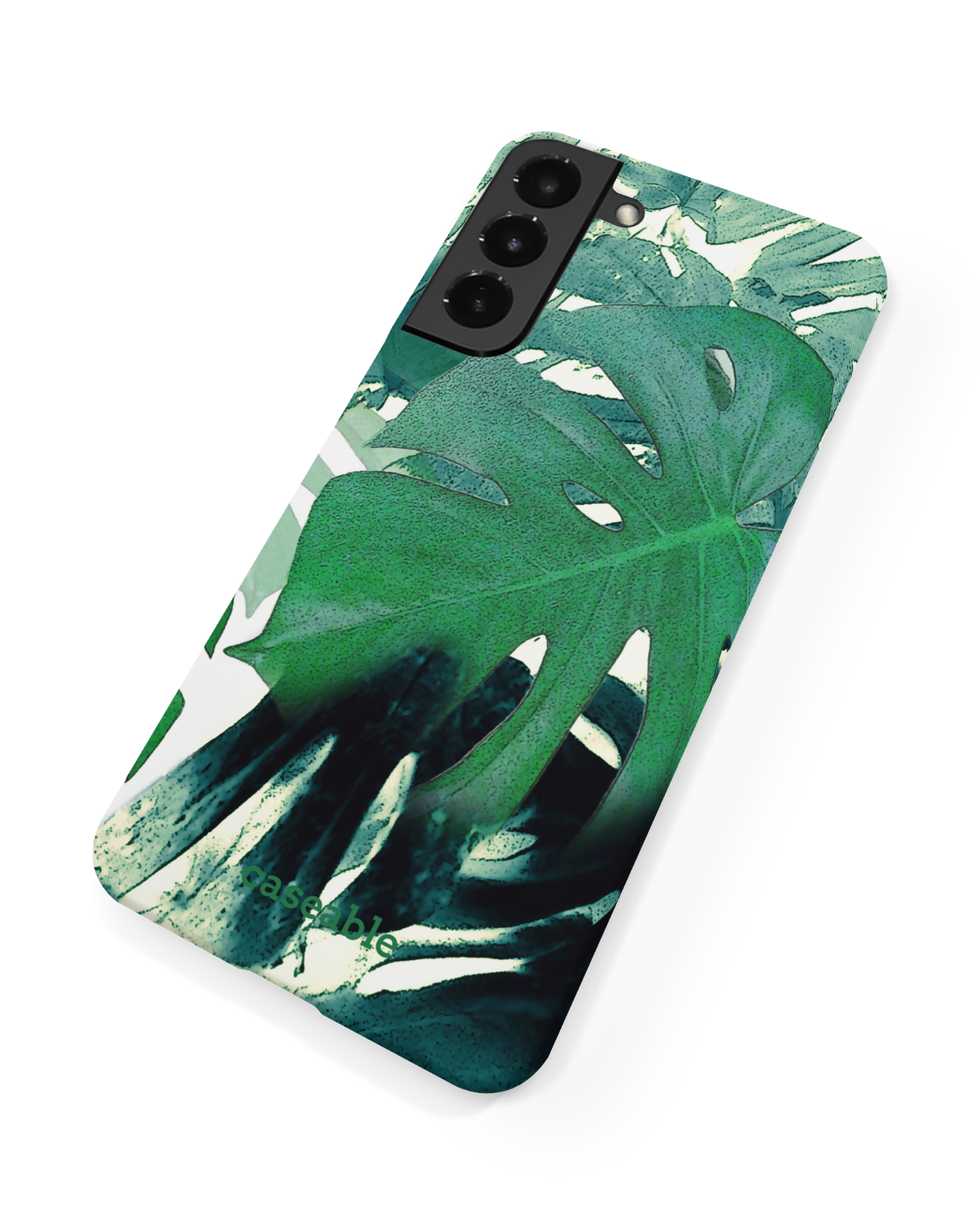 Saturated Plants Hard Shell Phone Case Samsung Galaxy S22 5G: Back View