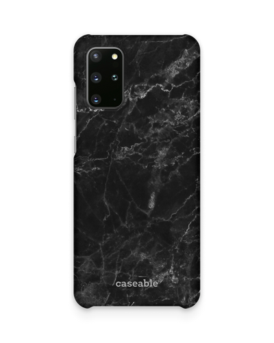 Midnight Marble Hard Shell Phone Case Samsung Galaxy S20 Plus