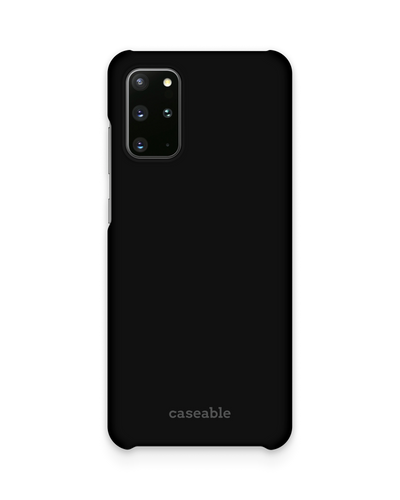 BLACK Hard Shell Phone Case Samsung Galaxy S20 Plus
