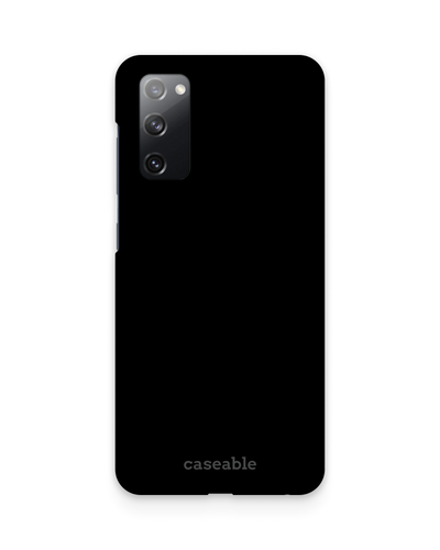 BLACK Hard Shell Phone Case Samsung Galaxy S20 FE (Fan Edition)