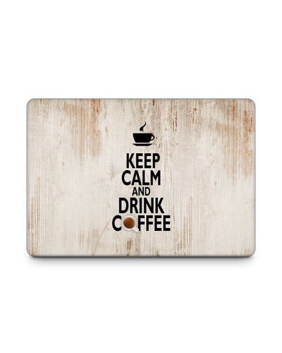 Drink Coffee Laptop Skin for 15 inch Apple MacBooks: Front View