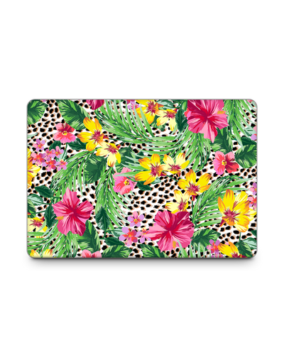 Tropical Cheetah Laptop Skin for 15 inch Apple MacBooks: Front View
