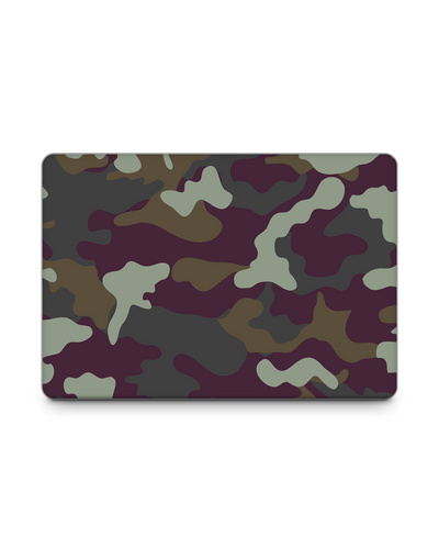 Night Camo Laptop Skin for 15 inch Apple MacBooks: Front View
