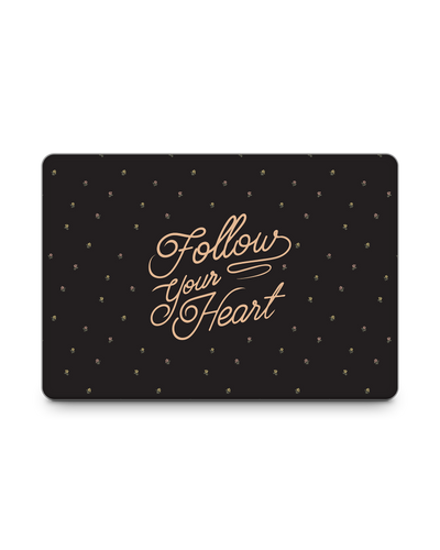 Follow Your Heart Laptop Skin for 15 inch Apple MacBooks: Front View