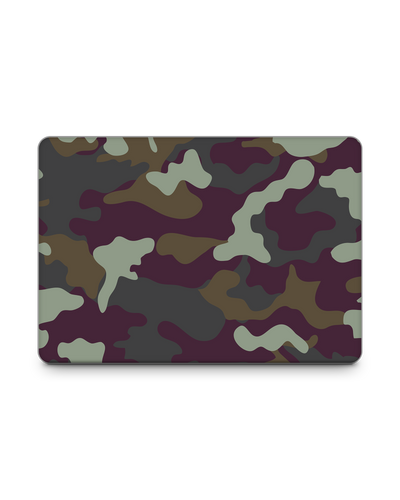Night Camo Laptop Skin for 13 inch Apple MacBooks: Front View