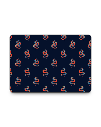 Repeating Snakes Laptop Skin for 13 inch Apple MacBooks: Front View