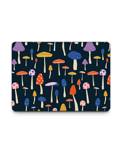 Mushroom Delights Laptop Skin for 13 inch Apple MacBooks: Front View
